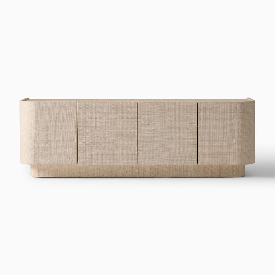 Solstice Painted Raffia Media Console (173 cm)