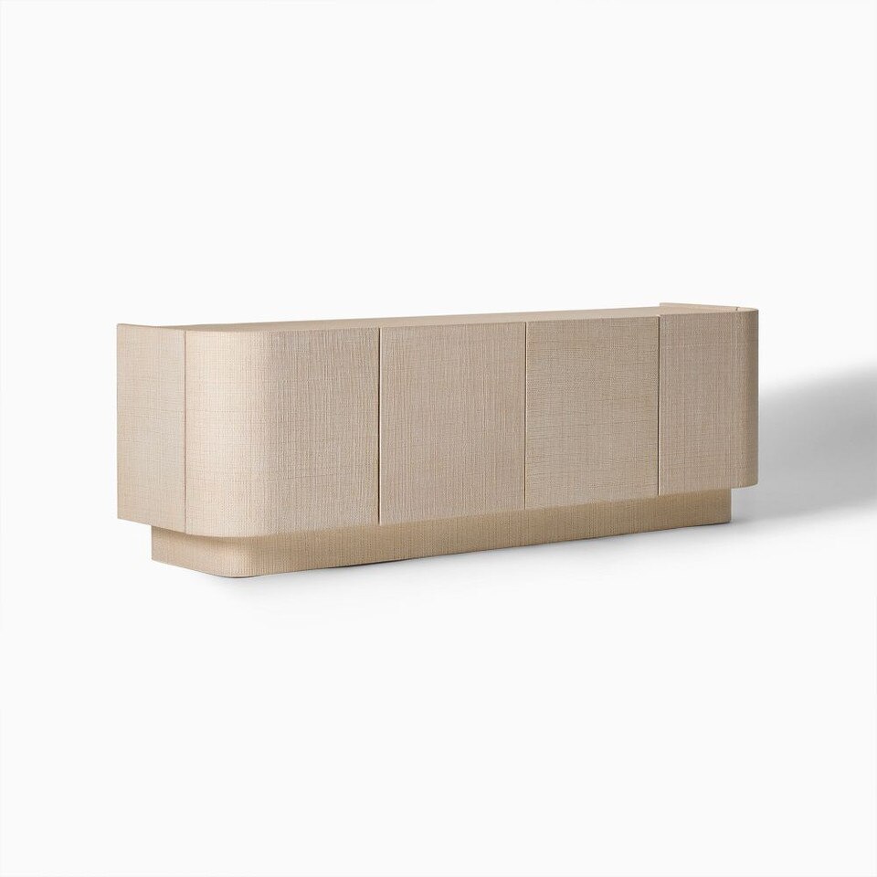 Solstice Painted Raffia Media Console (173 cm)