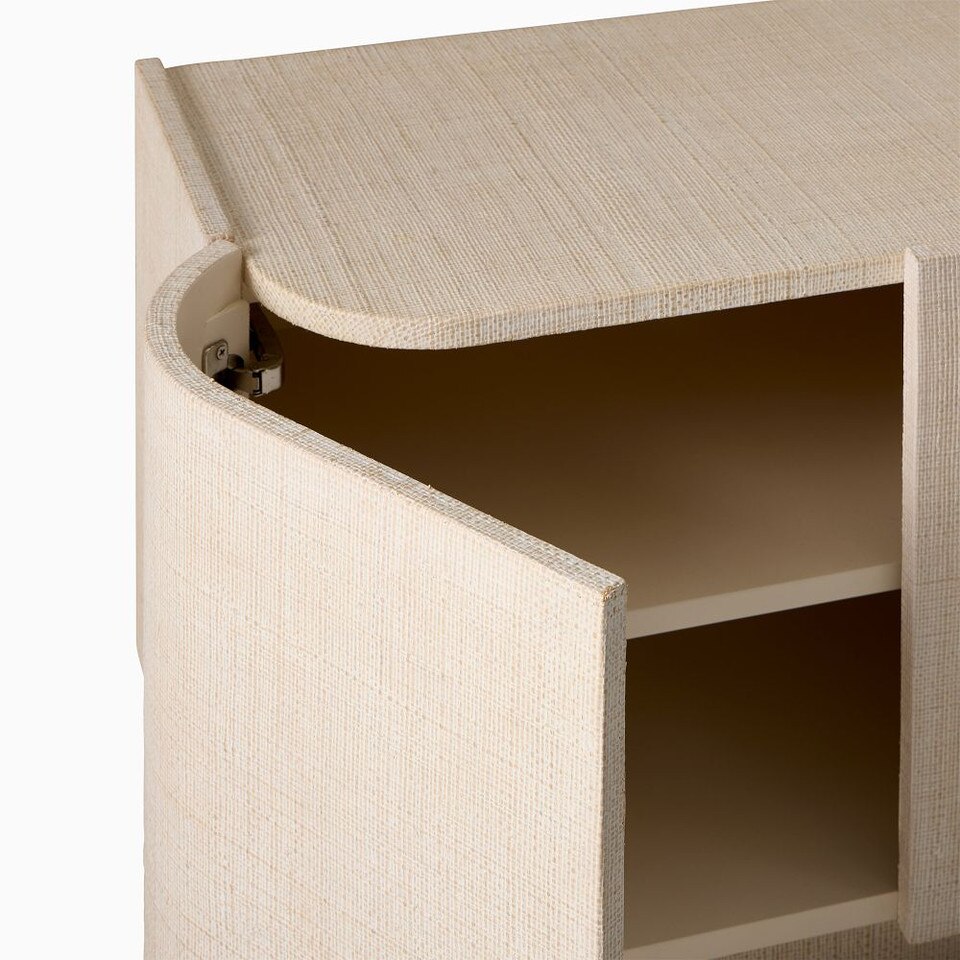 Solstice Painted Raffia Media Console (173 cm)