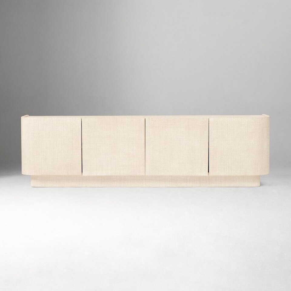 Solstice Painted Raffia Media Console (173 cm)