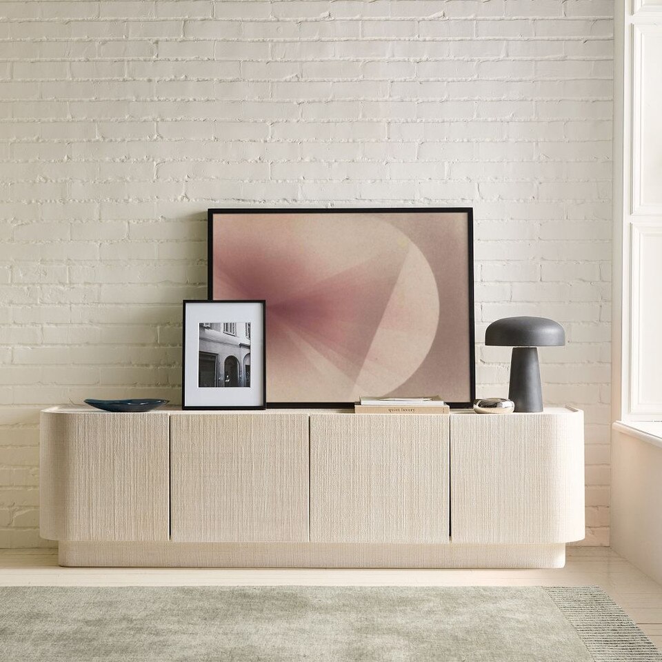 Solstice Painted Raffia Media Console (173 cm)