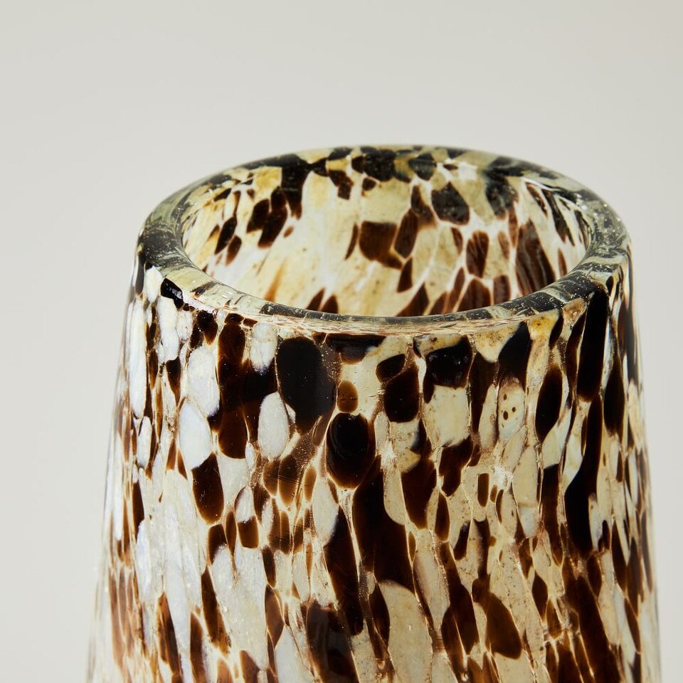 Speckled Mexican Glass Vases