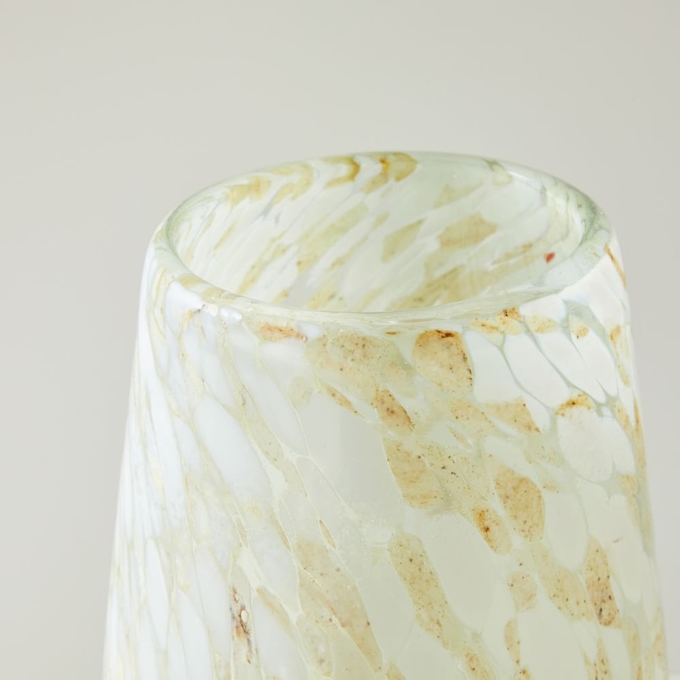 Speckled Mexican Glass Vases