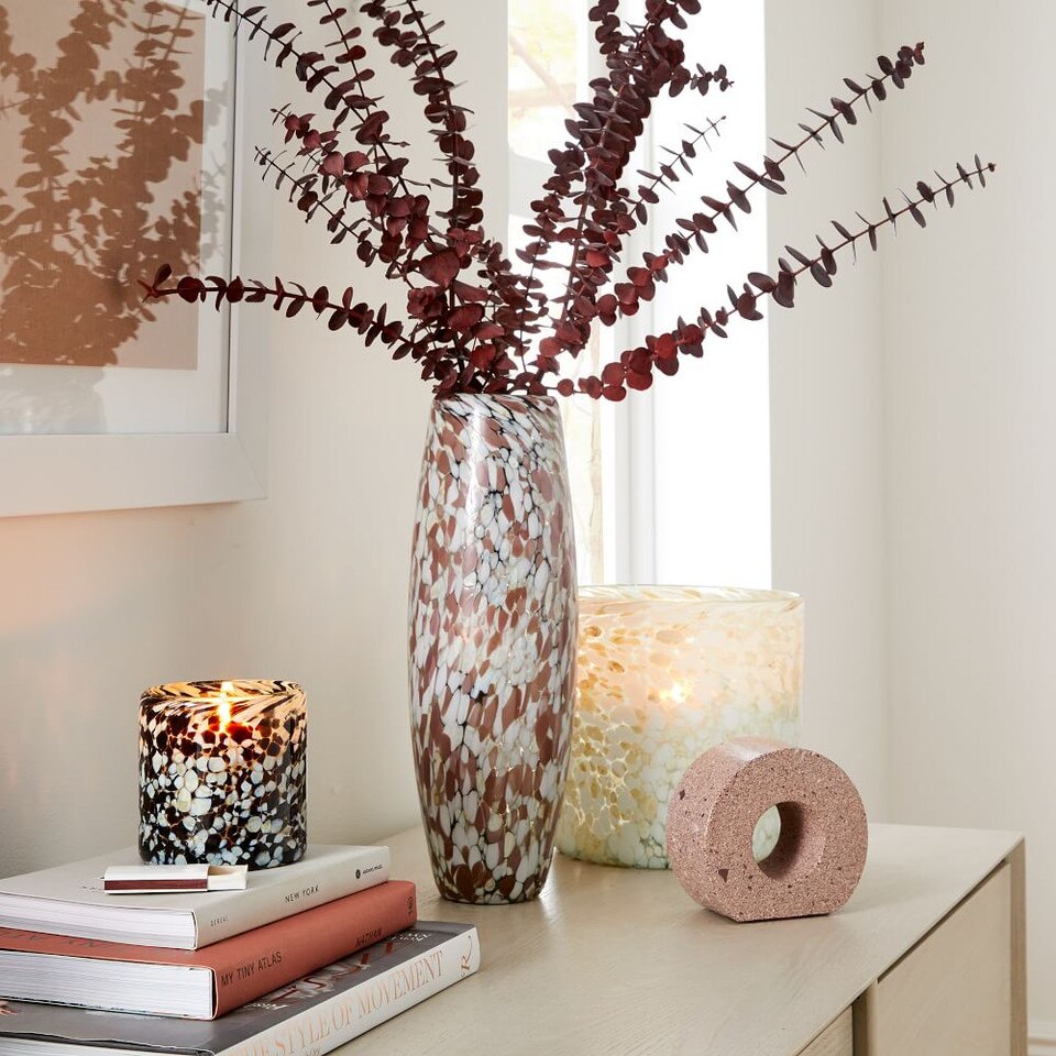 Speckled Mexican Glass Votives
