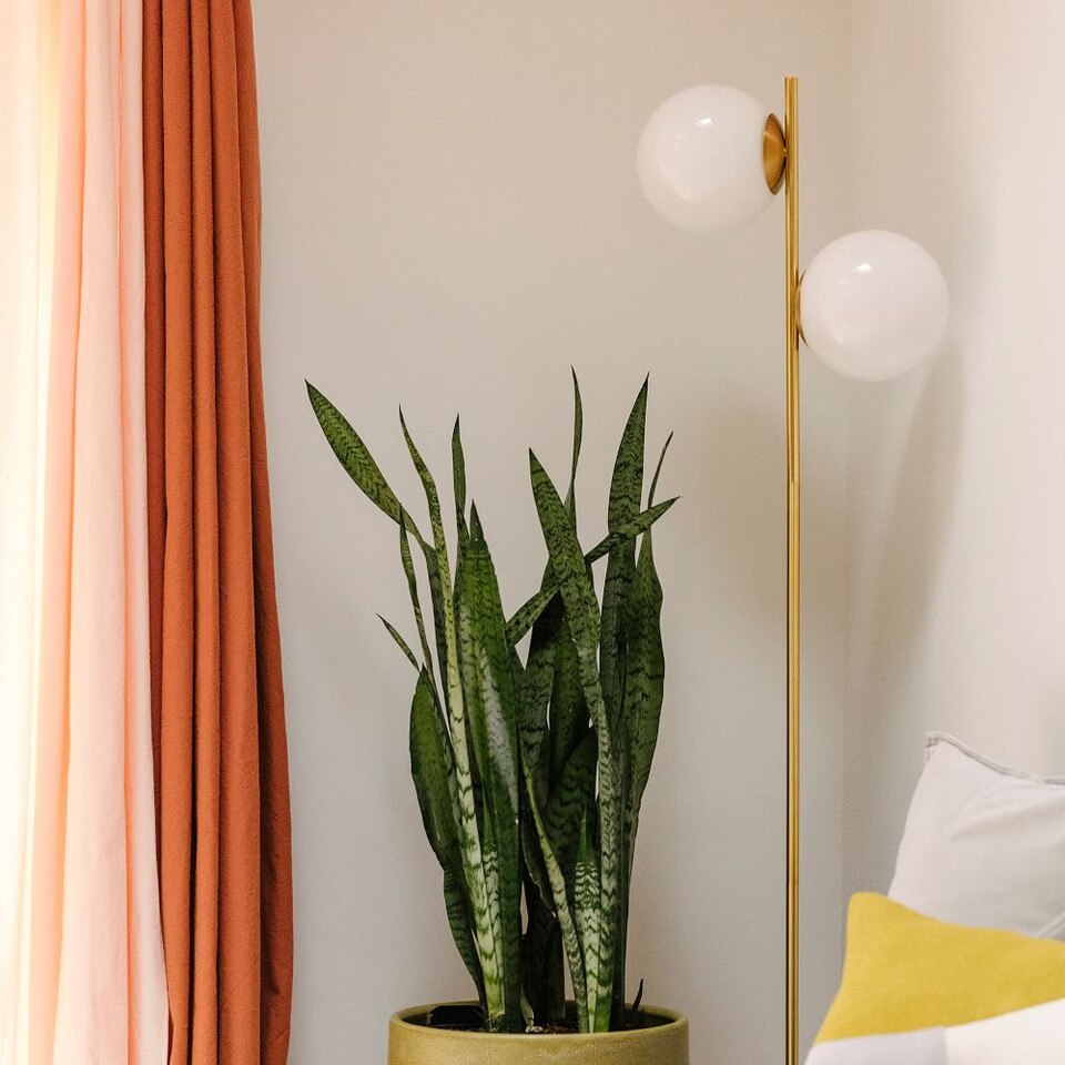 Sphere & Stem 2-Light Floor Lamp (157 cm)