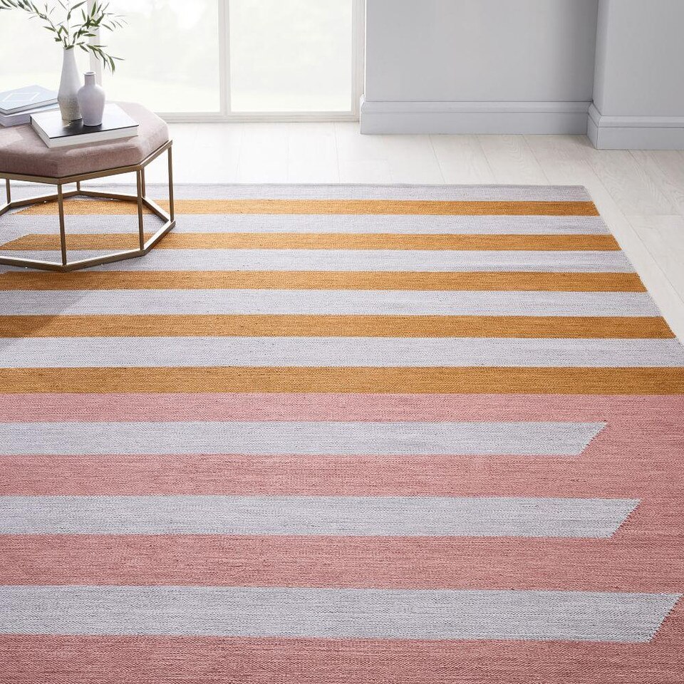 Spliced Stripe Rug