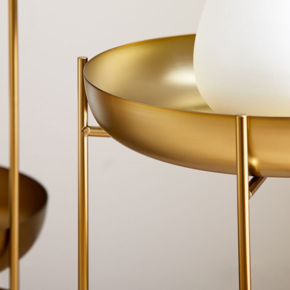 Spun Metal Plant Stand