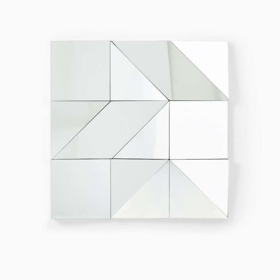 Square Mosaic Wall Mirror