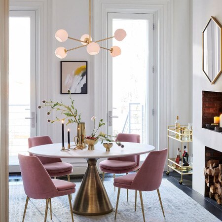 Staggered Glass 6 Light Chandelier Milk West Elm United Kingdom Staggered Glass 6 Light Chandelier, Glass Tier Chandelier