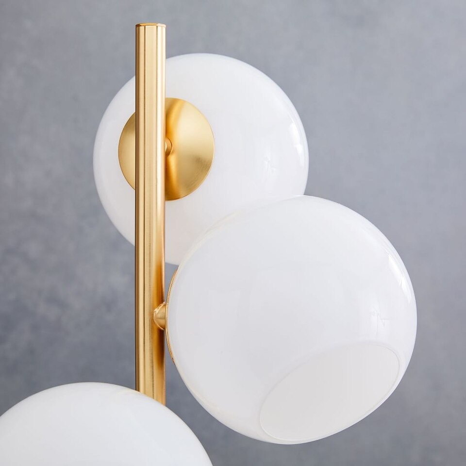 Staggered Glass 5-Light Floor Lamp (152 cm)