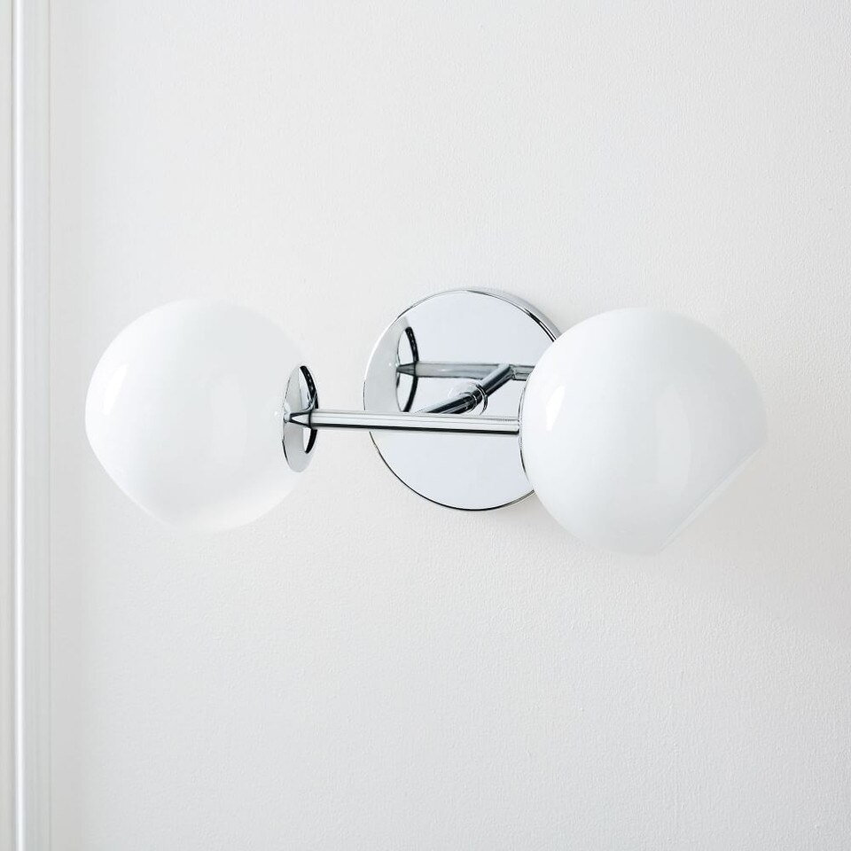 Staggered Glass Sconce - Double