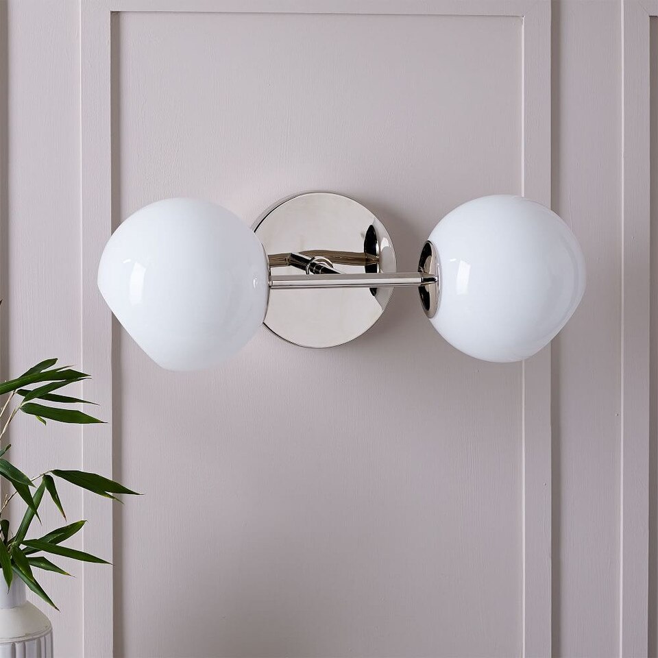 Staggered Glass Sconce - Double