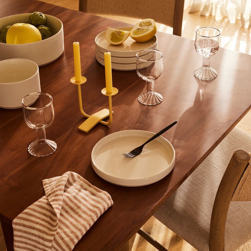 Straight-Sided Stoneware Salad Plates