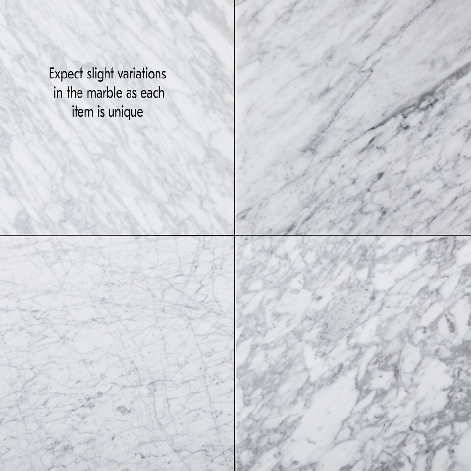 Streamline Marble Rectangle Coffee Table (112 cm x 61 cm)