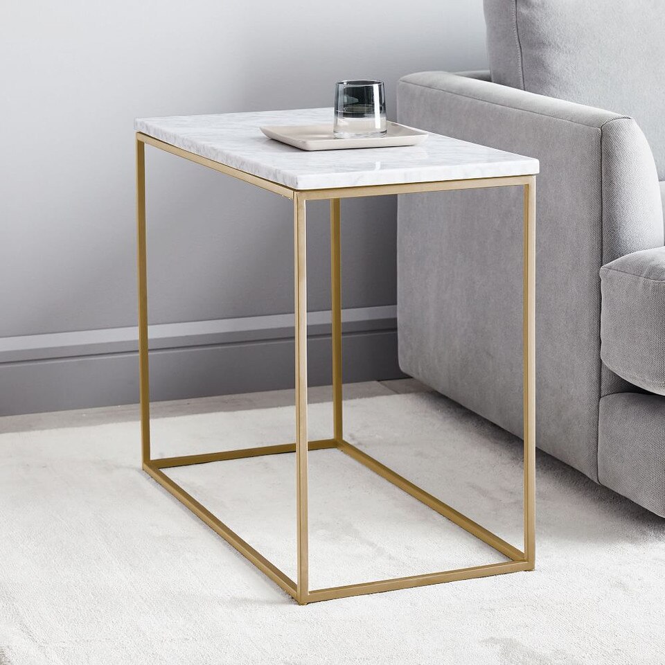Streamline Side Table (71 cm) - Marble