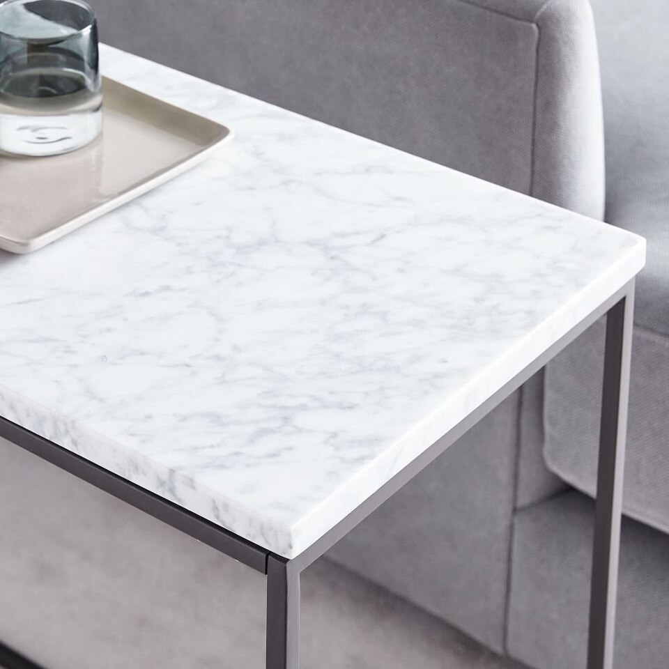 Streamline Side Table (71 cm) - Marble