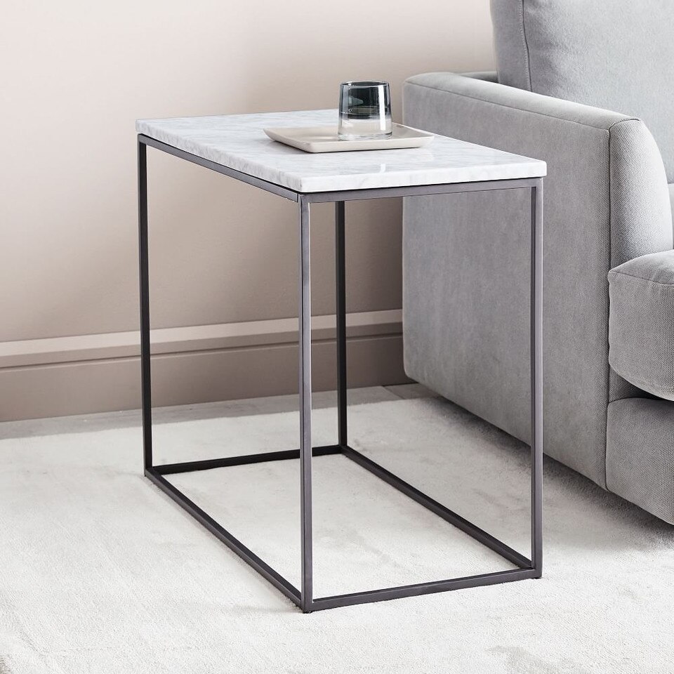 Streamline Side Table (71 cm) - Marble