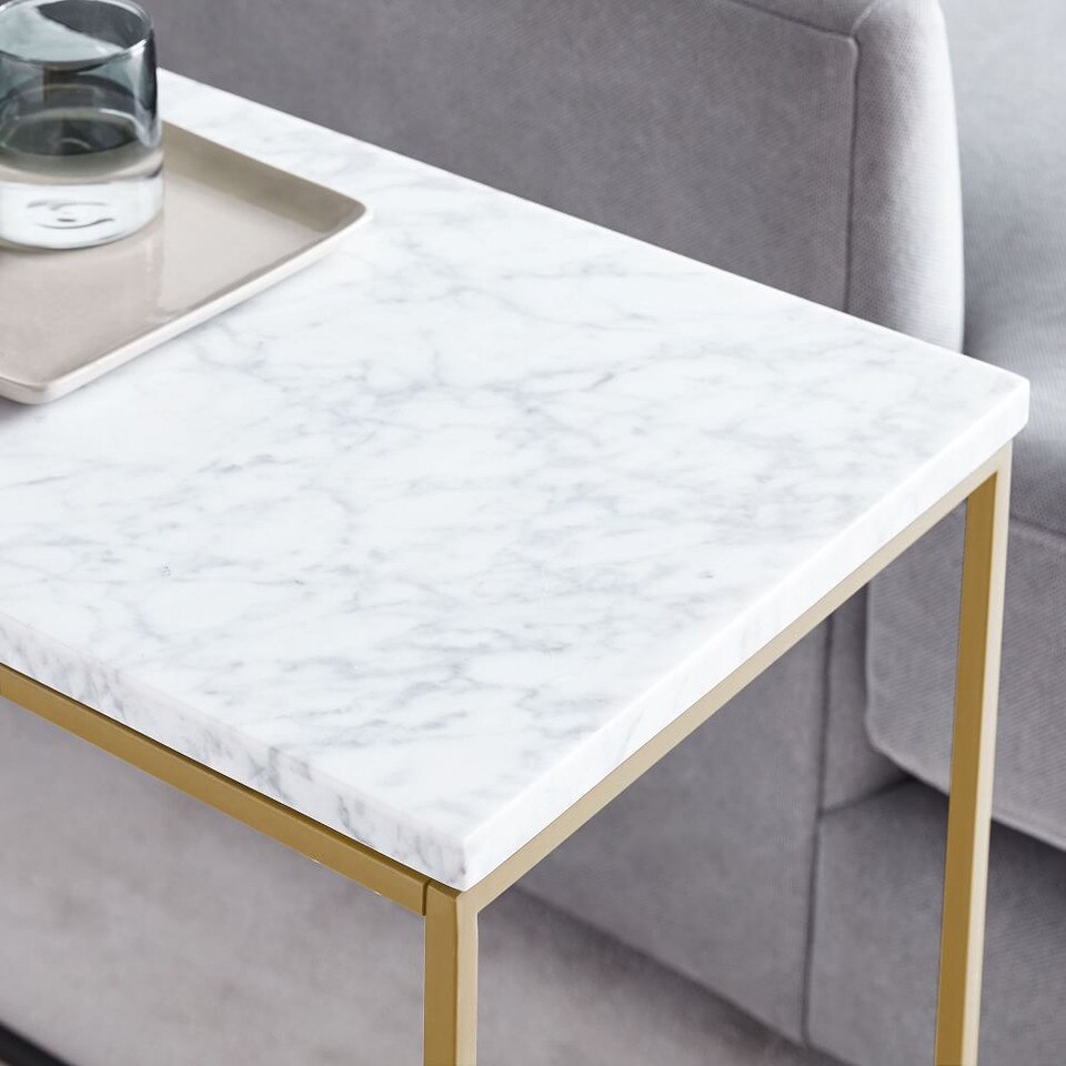Streamline Side Table (71 cm) - Marble
