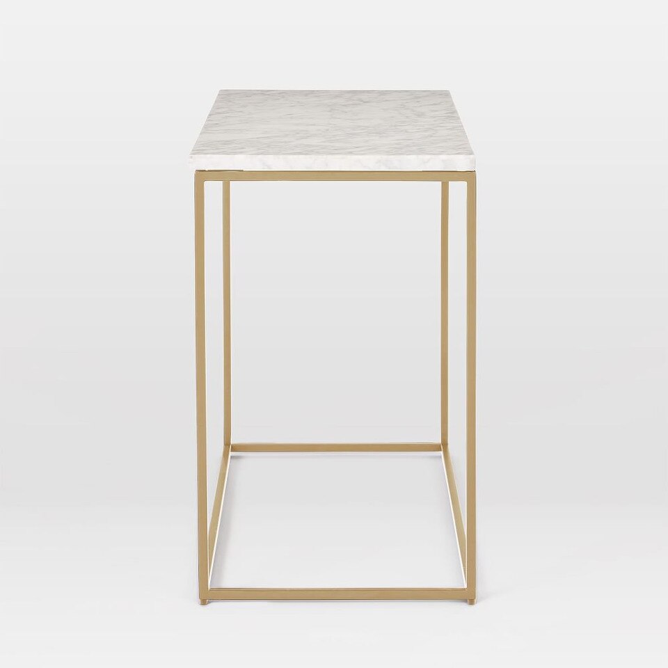 Streamline Side Table (71 cm) - Marble