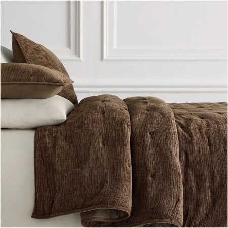 Striated Chenille Bedspread Modern Luxury Bedding West Elm UK