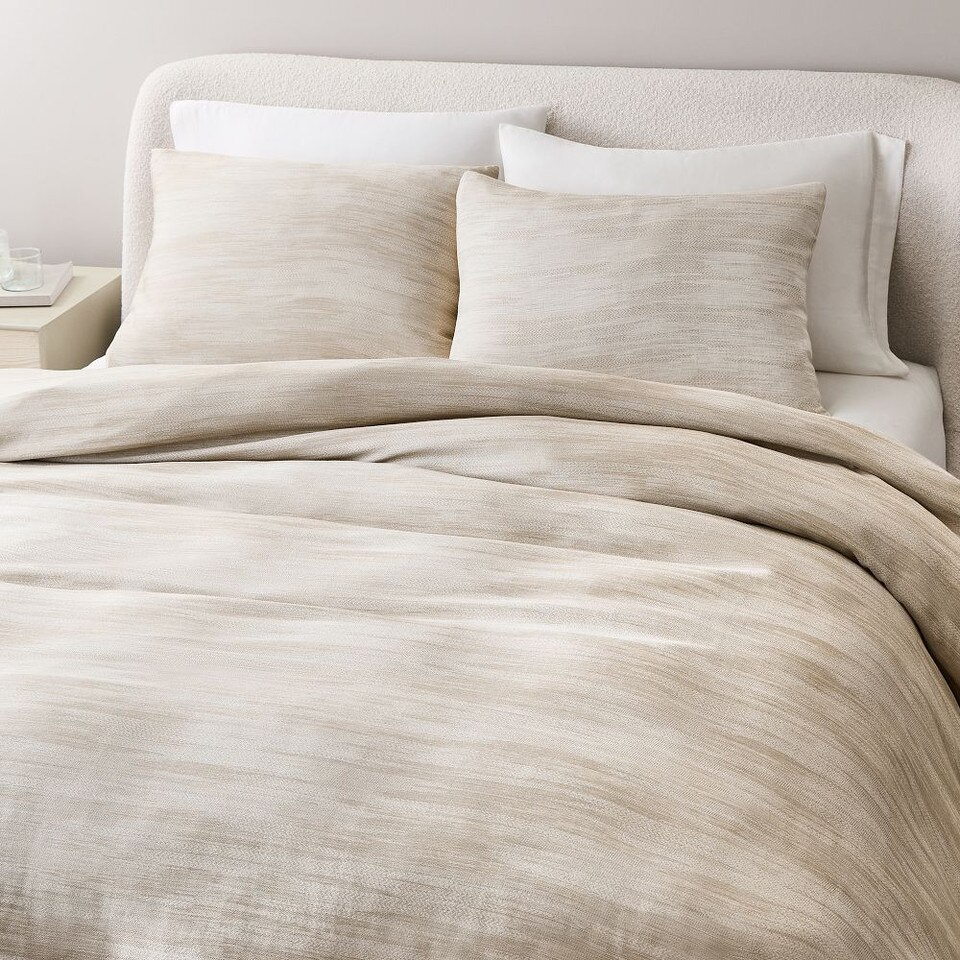 Silky TENCEL™ Striated Duvet Cover & Pillowcases