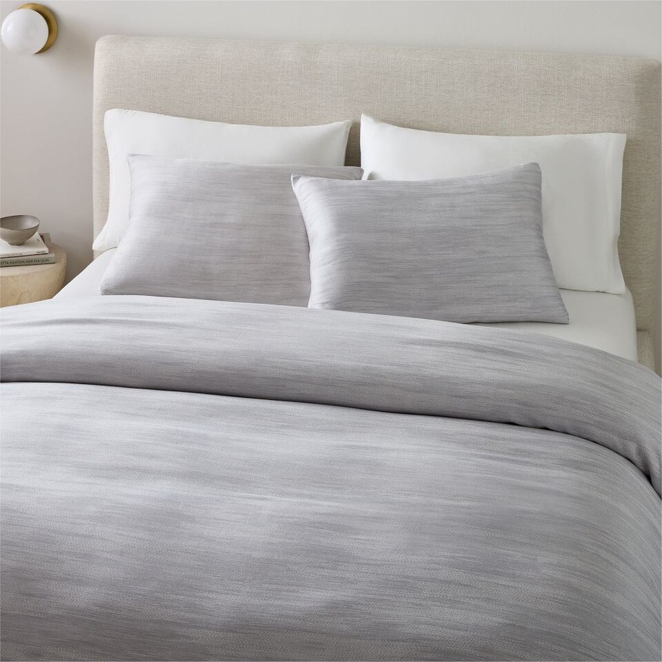 Silky TENCEL™ Striated Duvet Cover & Pillowcases