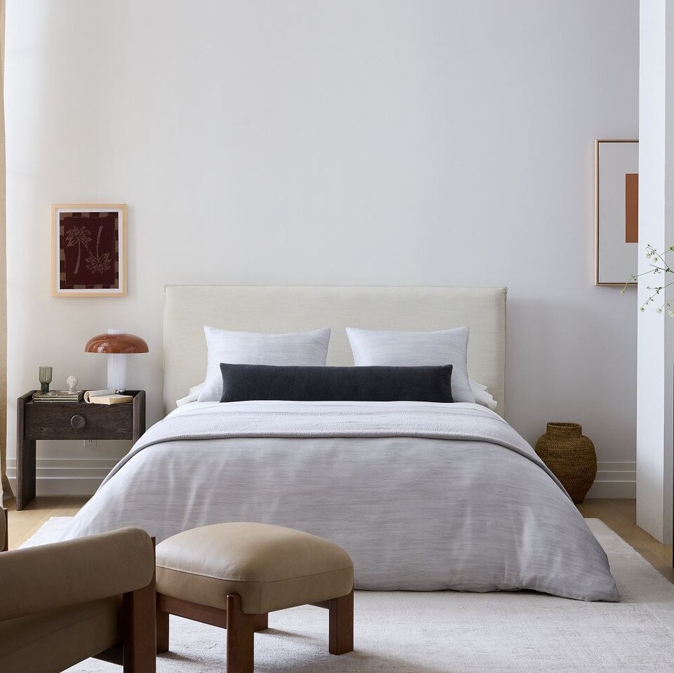 Silky TENCEL™ Striated Duvet Cover & Pillowcases