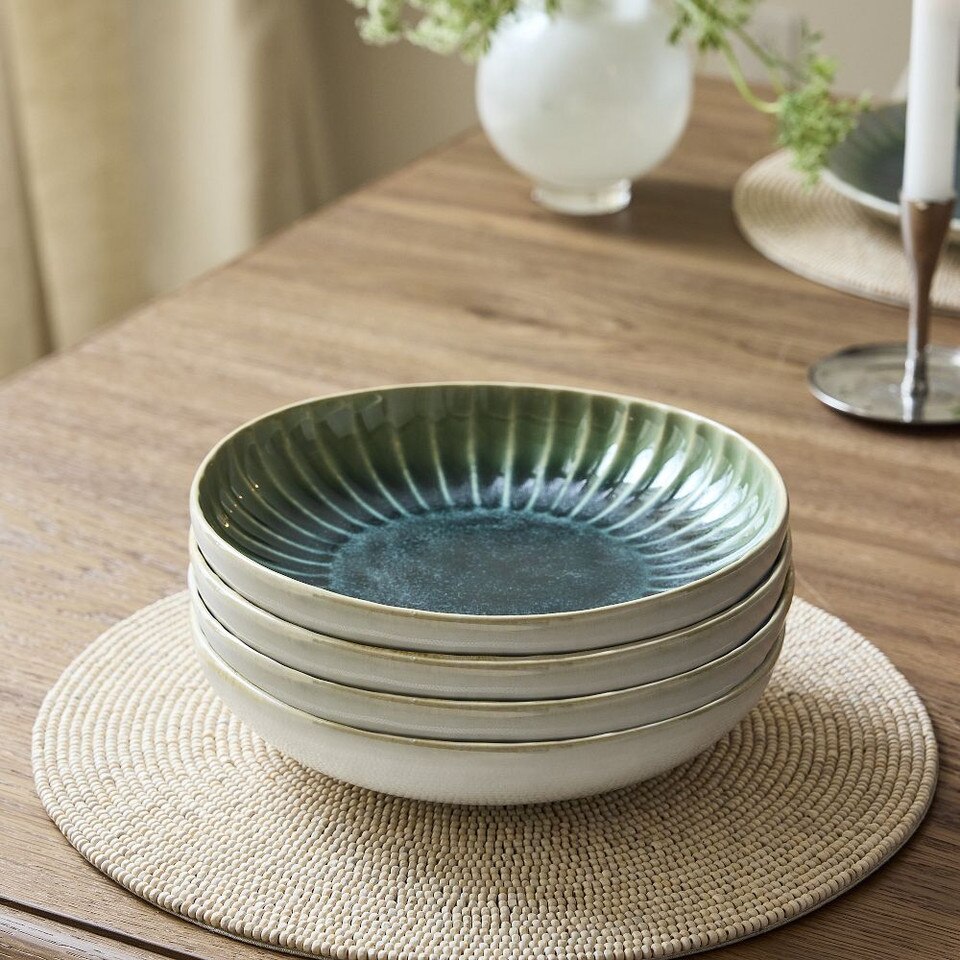 Suvi Stoneware Pasta Bowls
