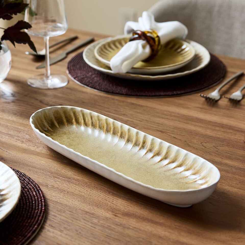 Suvi Stoneware Serving Trays & Platters