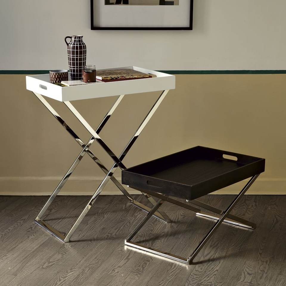 Tall Butler Tray Stand