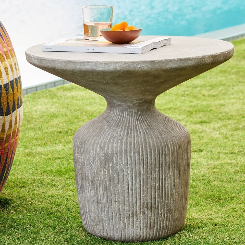 Tambor Outdoor Round Side Table (53 cm)