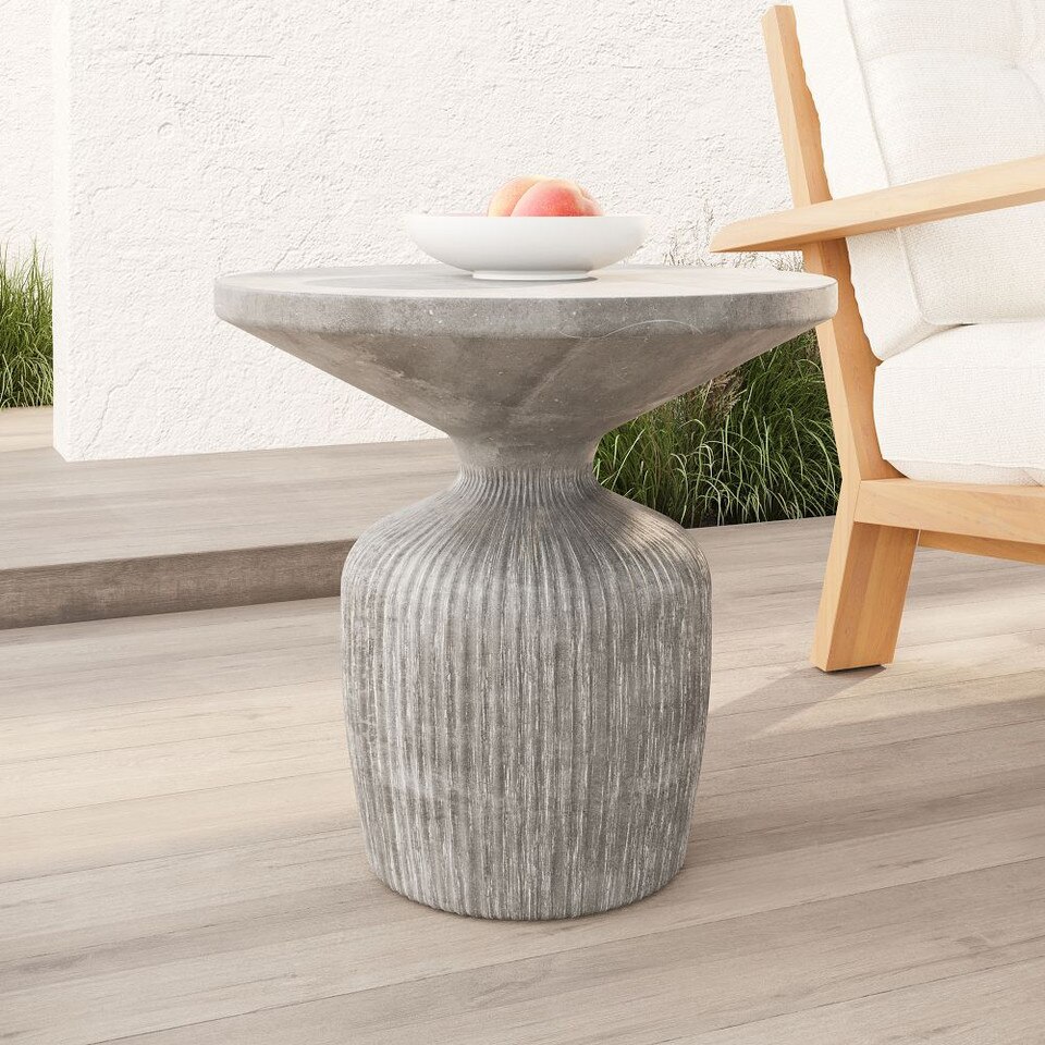 Tambor Outdoor Round Side Table (53 cm)