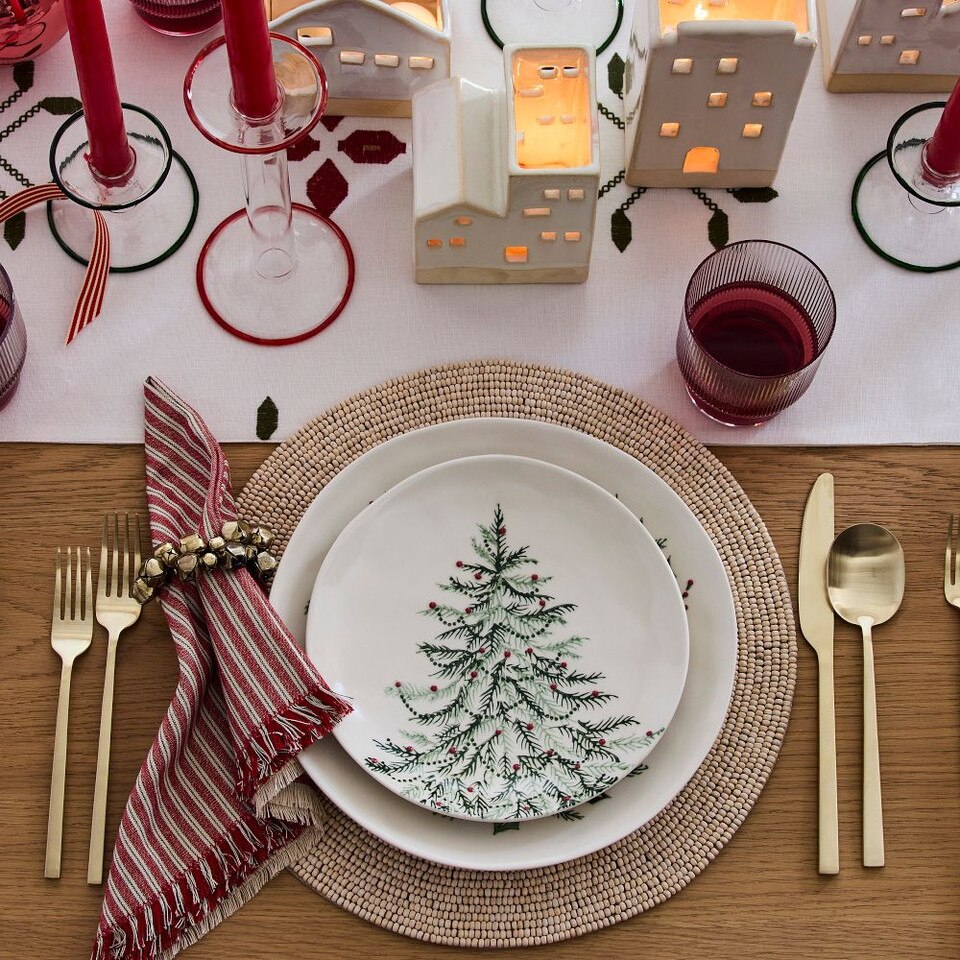 Tannenbaum Stoneware Cereal Bowls