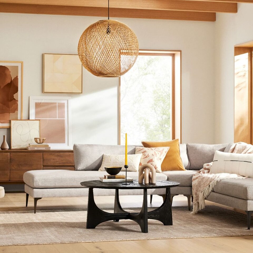 Tanner Solid Wood Coffee Table (102 cm)