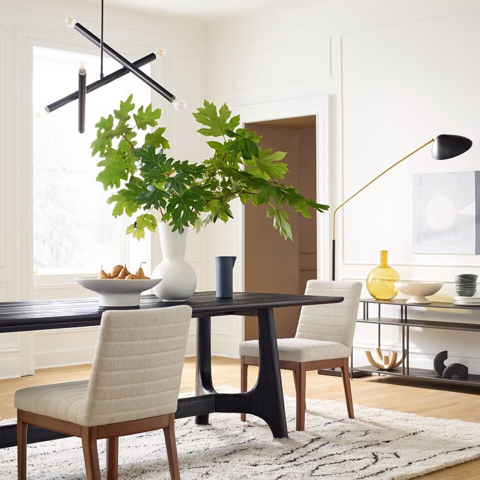 Tanner Solid Wood Dining Table (193 cm)