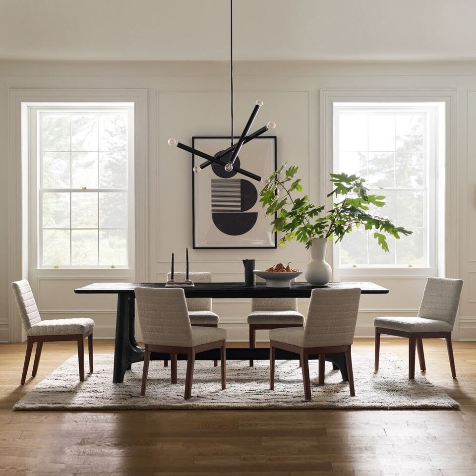Tanner Solid Wood Dining Table (193 cm)