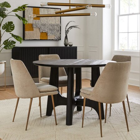 Tanner Solid Wood Round Dining Table West Elm Australia Tanner Solid Wood Round Dining Table, Round Table West Portal