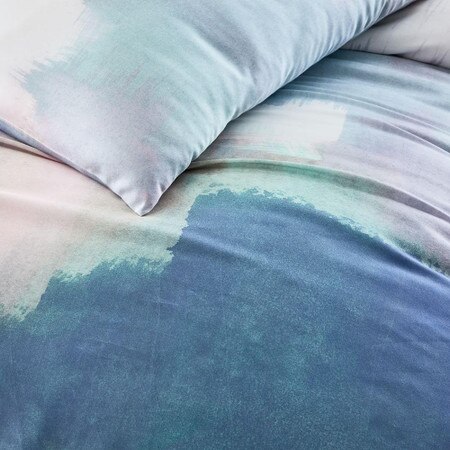 Tencel Abstract Landscape Duvet Cover Pillowcases West Elm