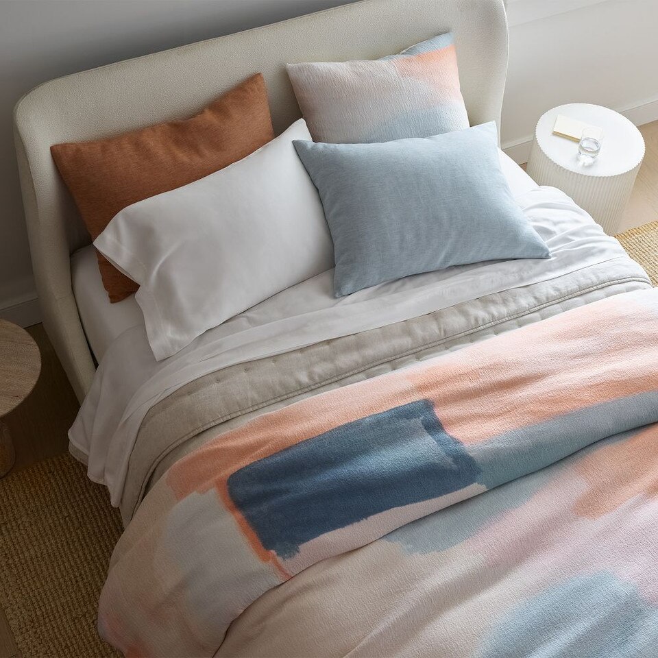 Silky TENCEL™ Delicate Shapes Duvet Cover & Pillowcases