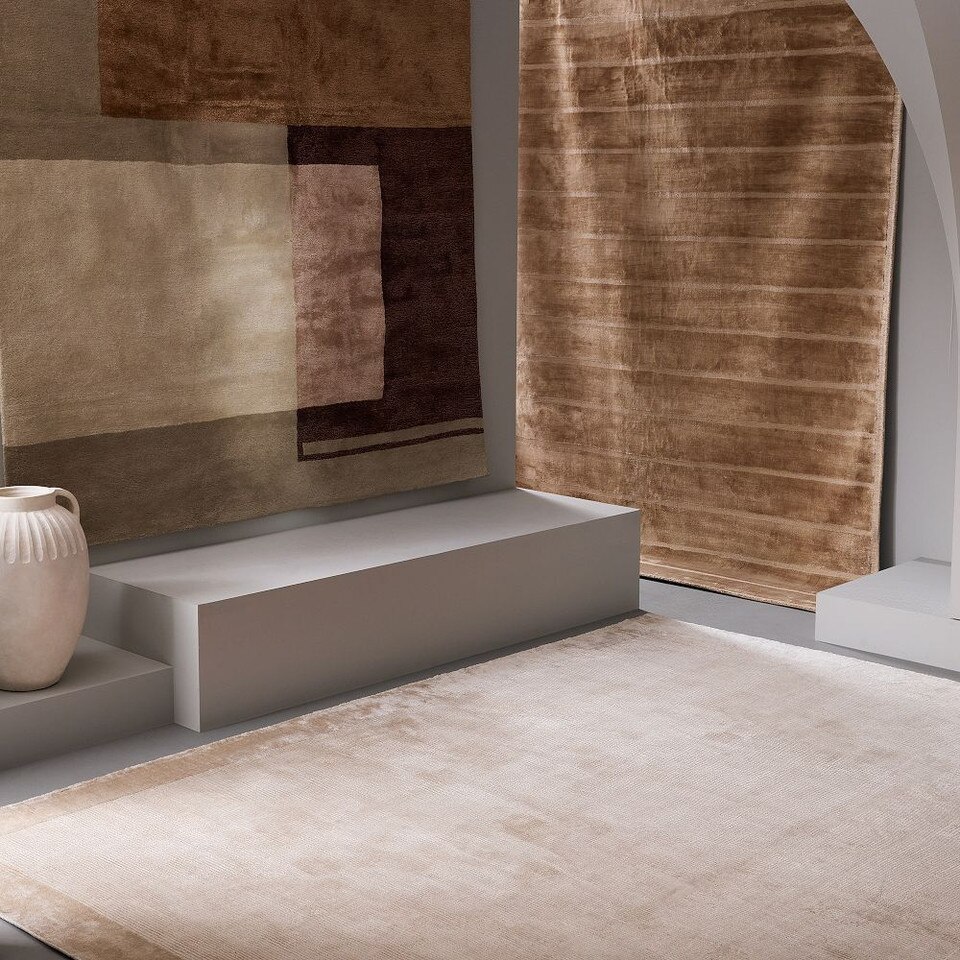 TENCEL™ Frame Rug - West Elm UK