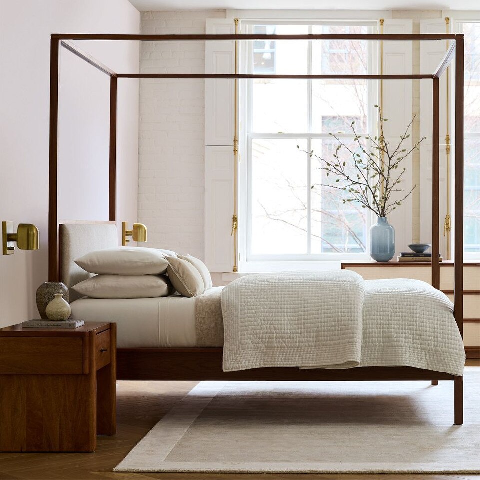 Silky TENCEL™ Pick Stitch Bedspread & Pillowcases