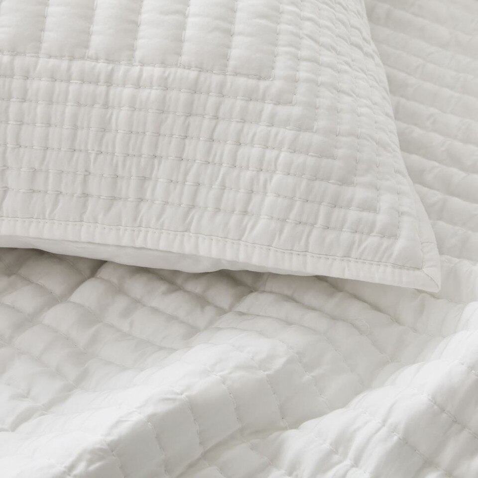 Silky TENCEL™ Pick Stitch Bedspread & Pillowcases