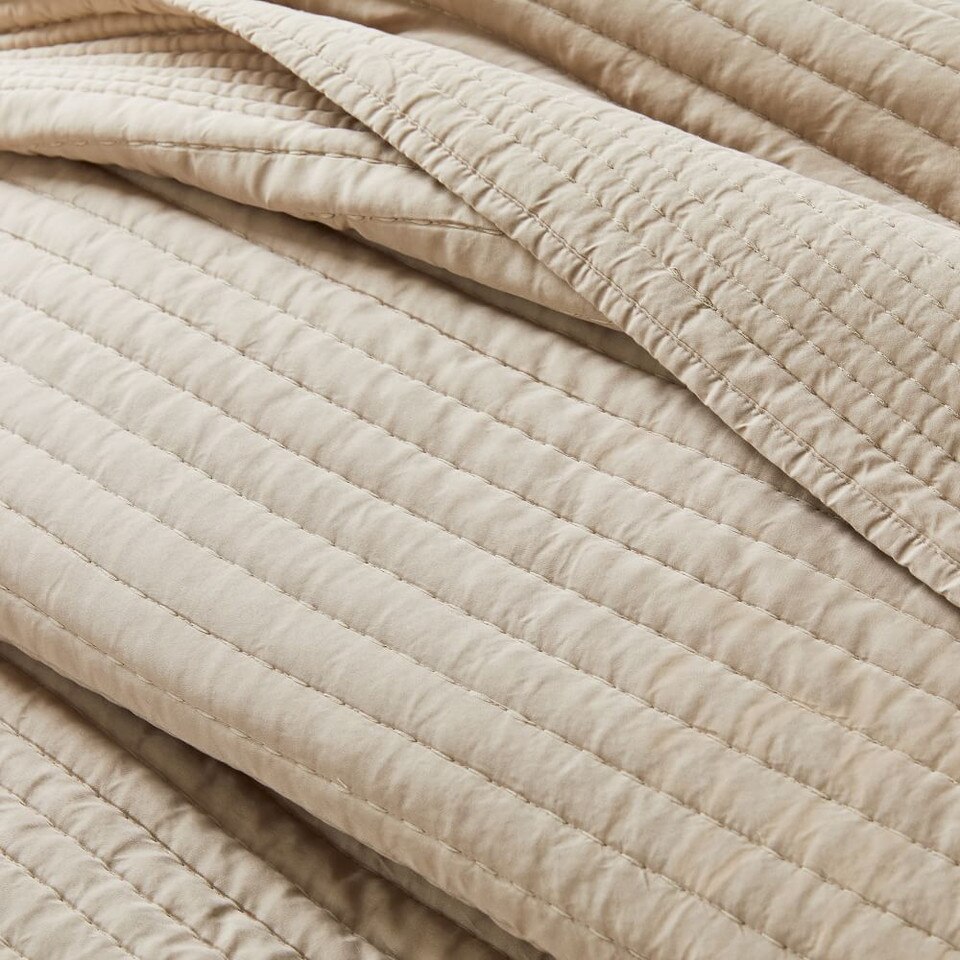 Silky TENCEL™ Pick Stitch Bedspread & Pillowcases