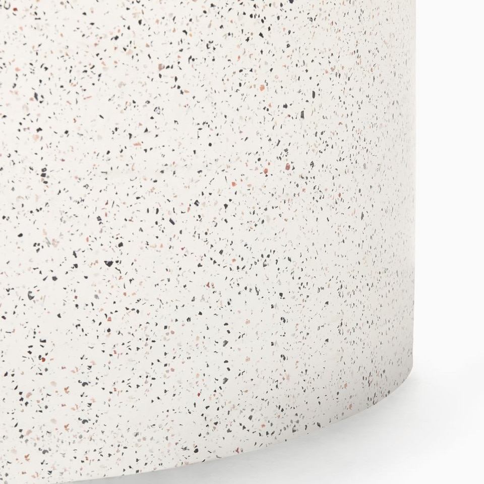 Terrazzo Drum Garden Round Coffee Table (91 cm)