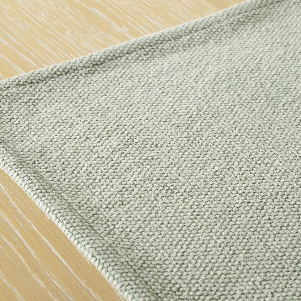 Textured Canvas Cotton Placemats (Set of 4)