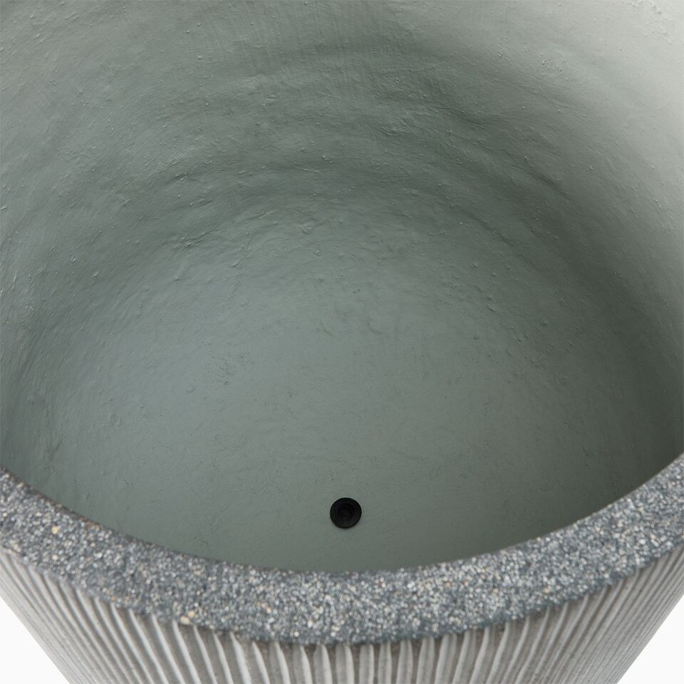Textured Radius Ficonstone Indoor/Outdoor Planters