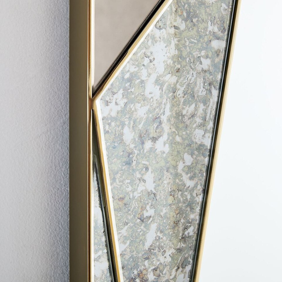 Tinted Hex Wall Mirror