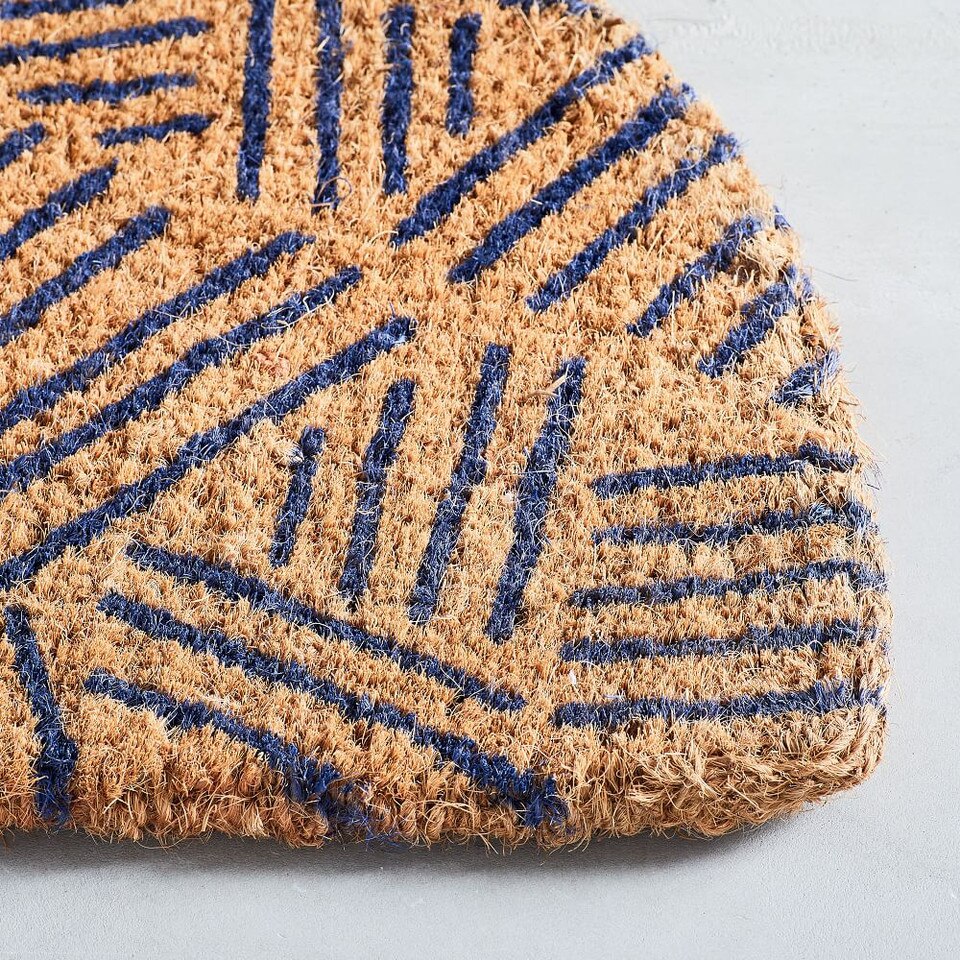Tossed Dash Semi-Circle Doormat