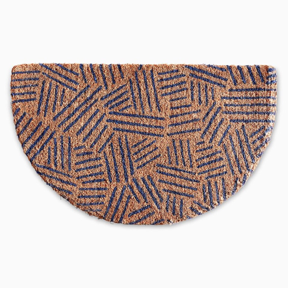 Tossed Dash Semi-Circle Doormat