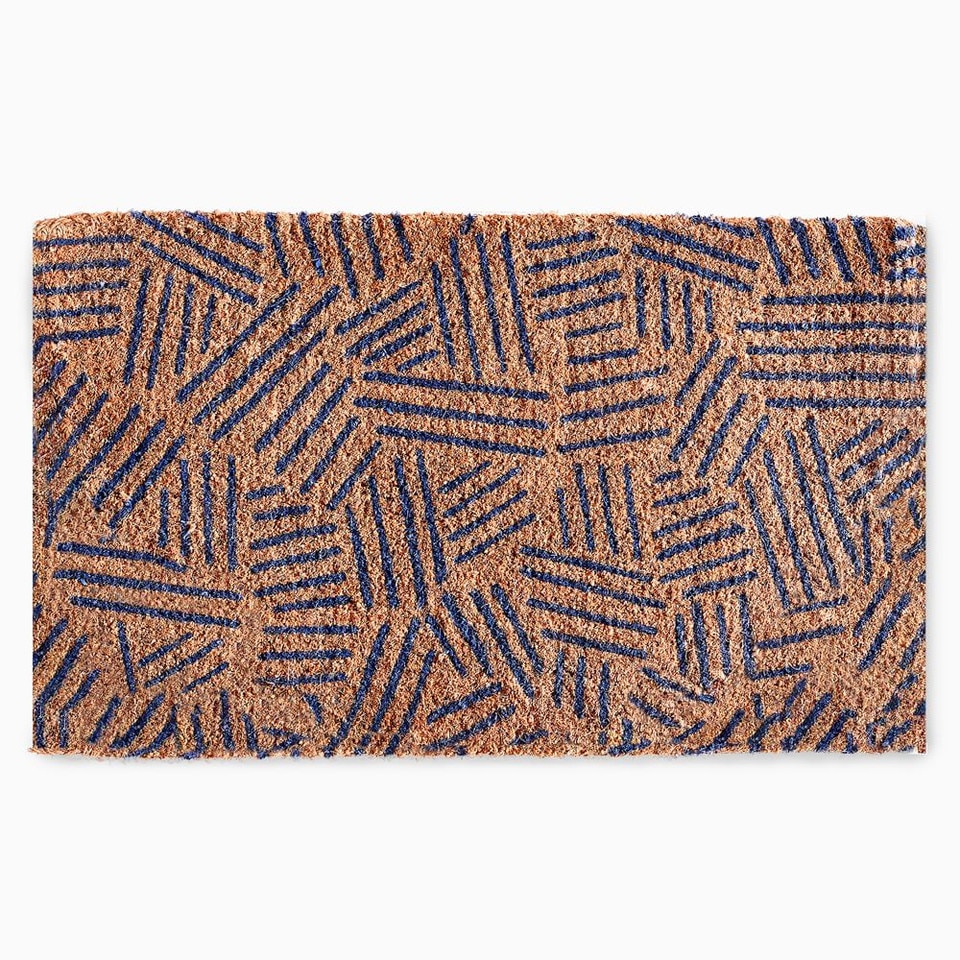 Tossed Dash Semi-Circle Doormat